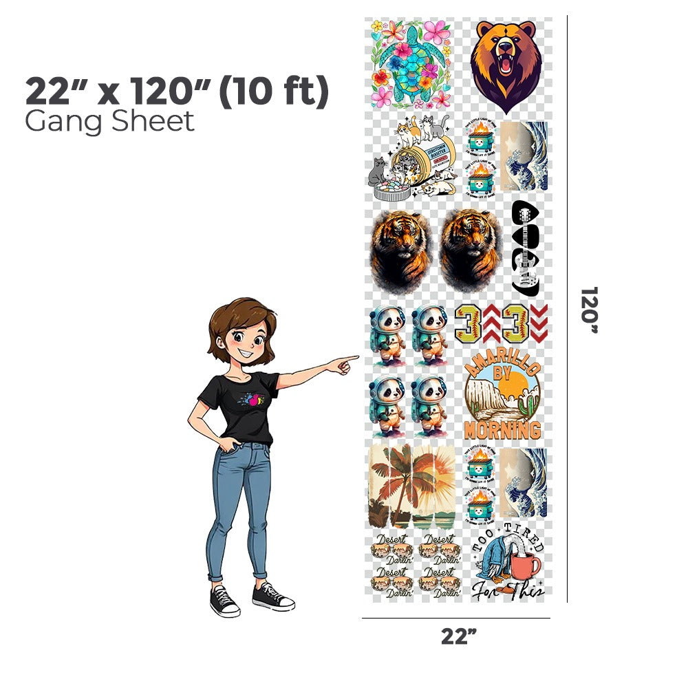 Build Your UV Gang Sheet